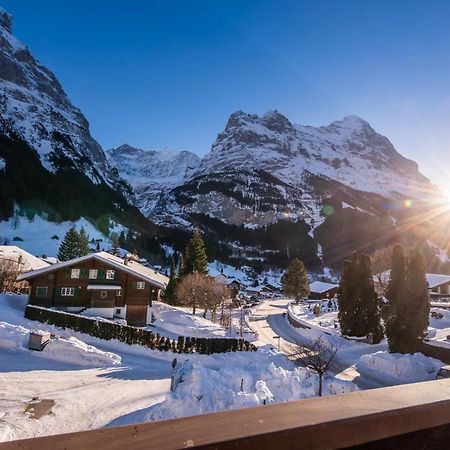 Atemberaubende Sicht Auf Eiger Nordwand Leilighet Grindelwald Eksteriør bilde